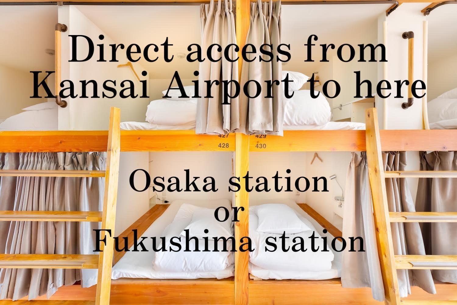 Hostel Ogk Mix Domitory Room "Not Studio Just Shared Room"- Vacation Stay 69328V Osaka Exteriör bild